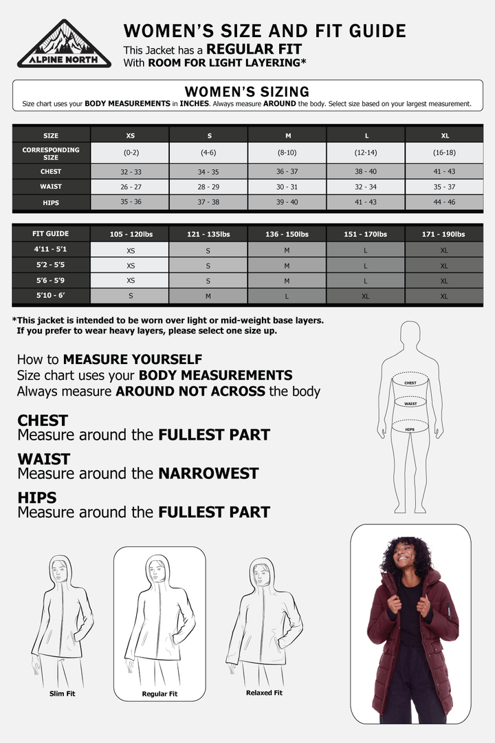 KOOTNEY | WOMEN'S VEGAN DOWN (RECYCLED) MID-LENGTH PARKA, GRAPE