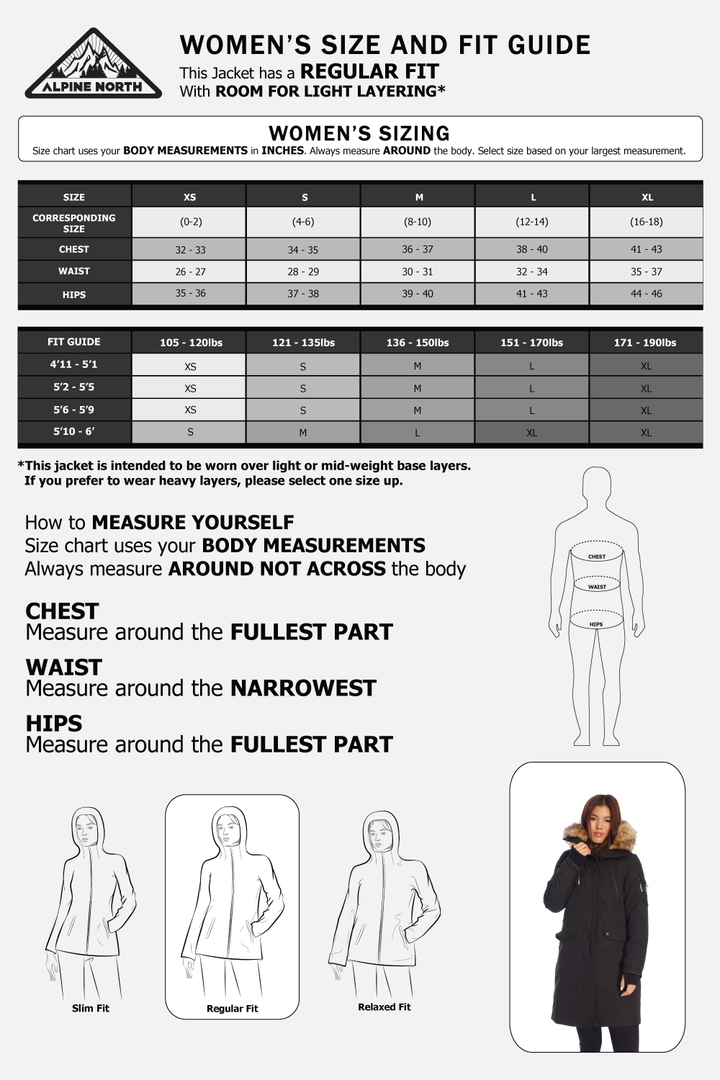 LAURENTIAN | WOMEN'S VEGAN DOWN (RECYCLED) LONG PARKA, BLACK