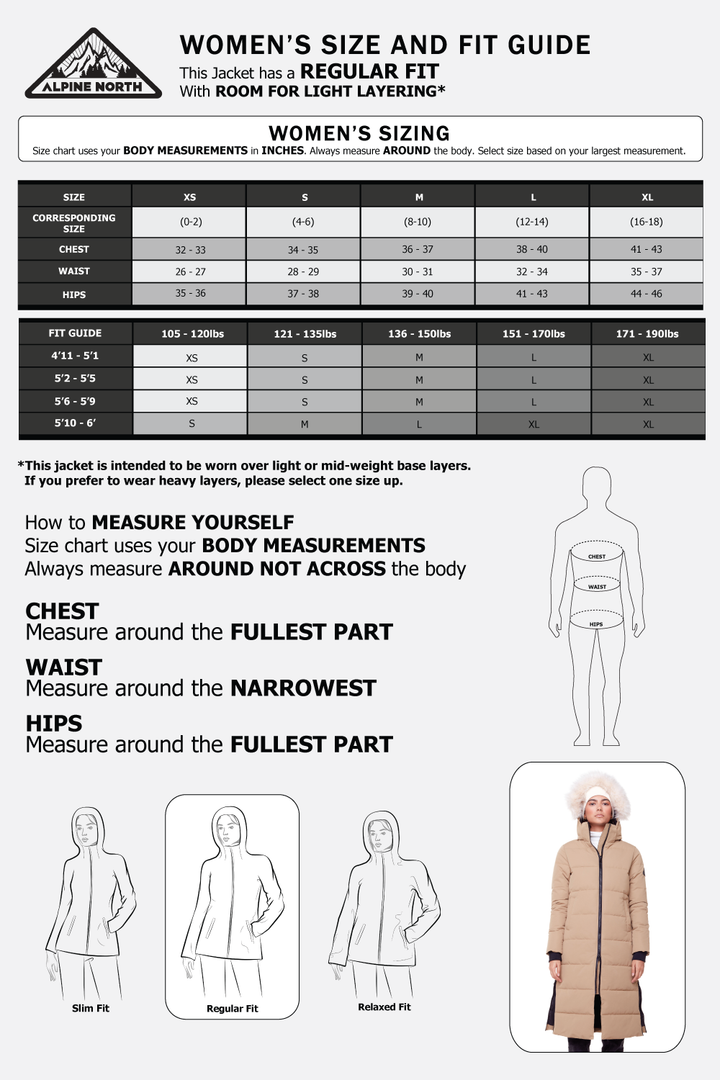 KLUANE | WOMEN'S VEGAN DOWN (RECYCLED) ULTRA LONG LENGTH PARKA, CAMEL