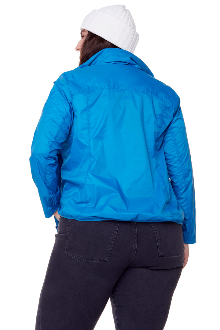 PELLY PLUS | WOMEN'S (RECYCLED) ULTRALIGHT WINDSHELL JACKET, BLUE (PLUS SIZE)