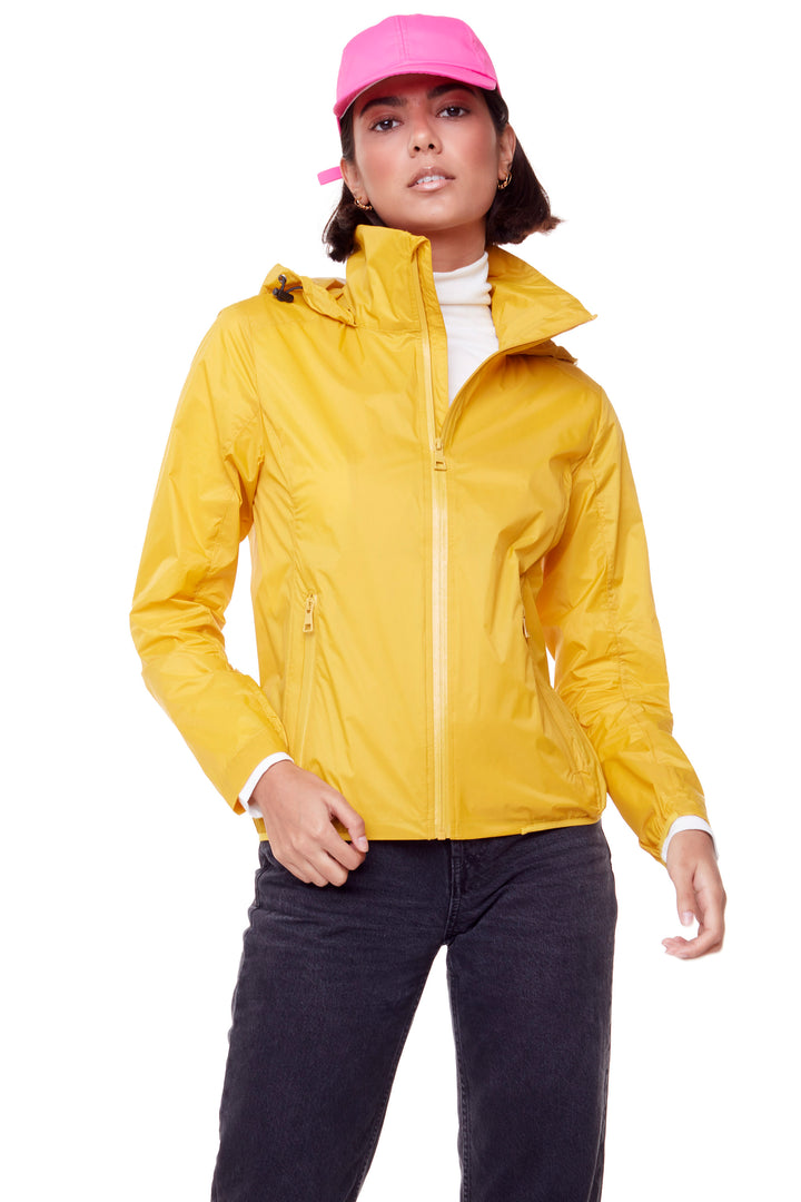 PELLY | WOMEN'S (RECYCLED) ULTRALIGHT WINDSHELL JACKET, YELLOW