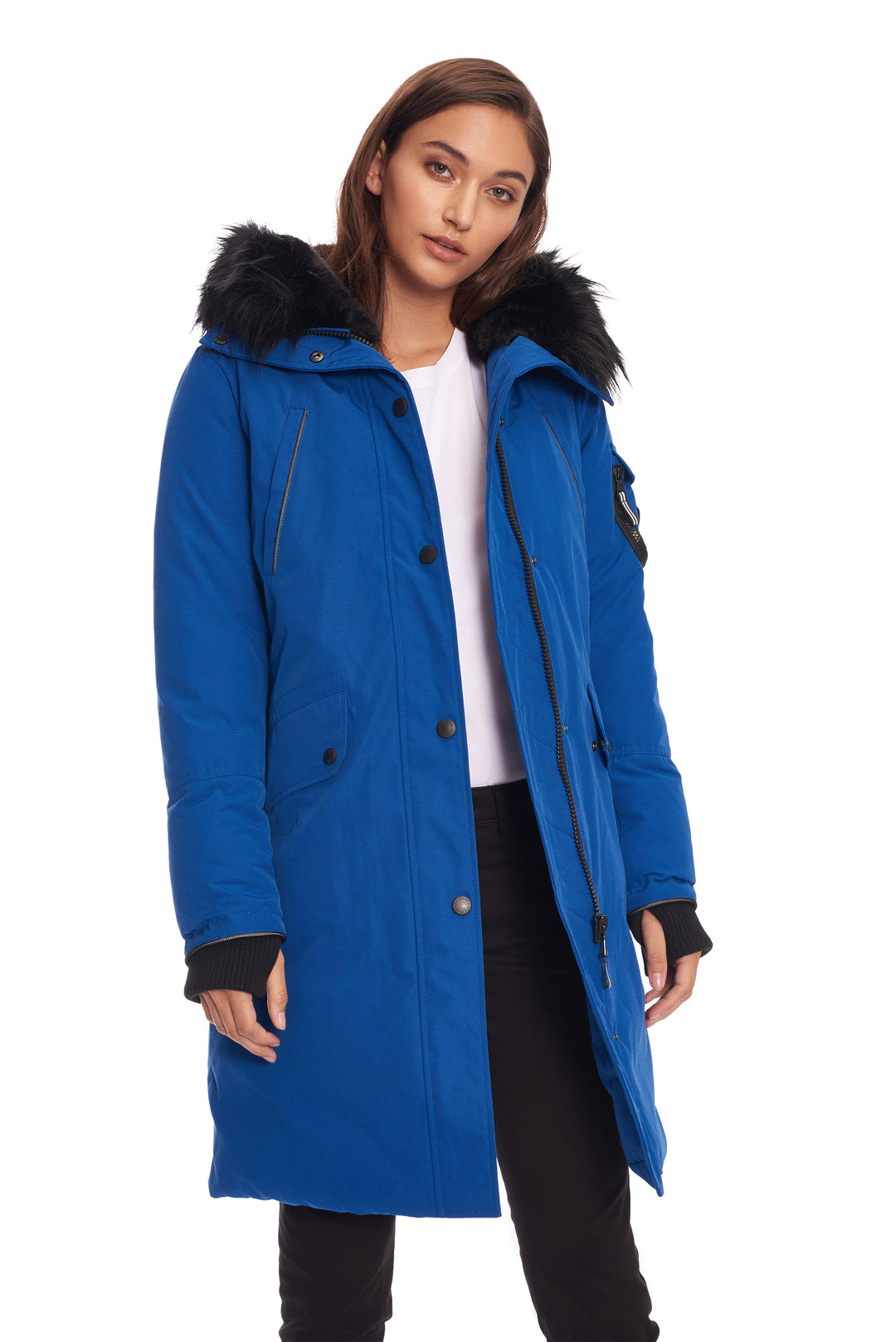 Everest Down Puffer Jacket, Cobalt