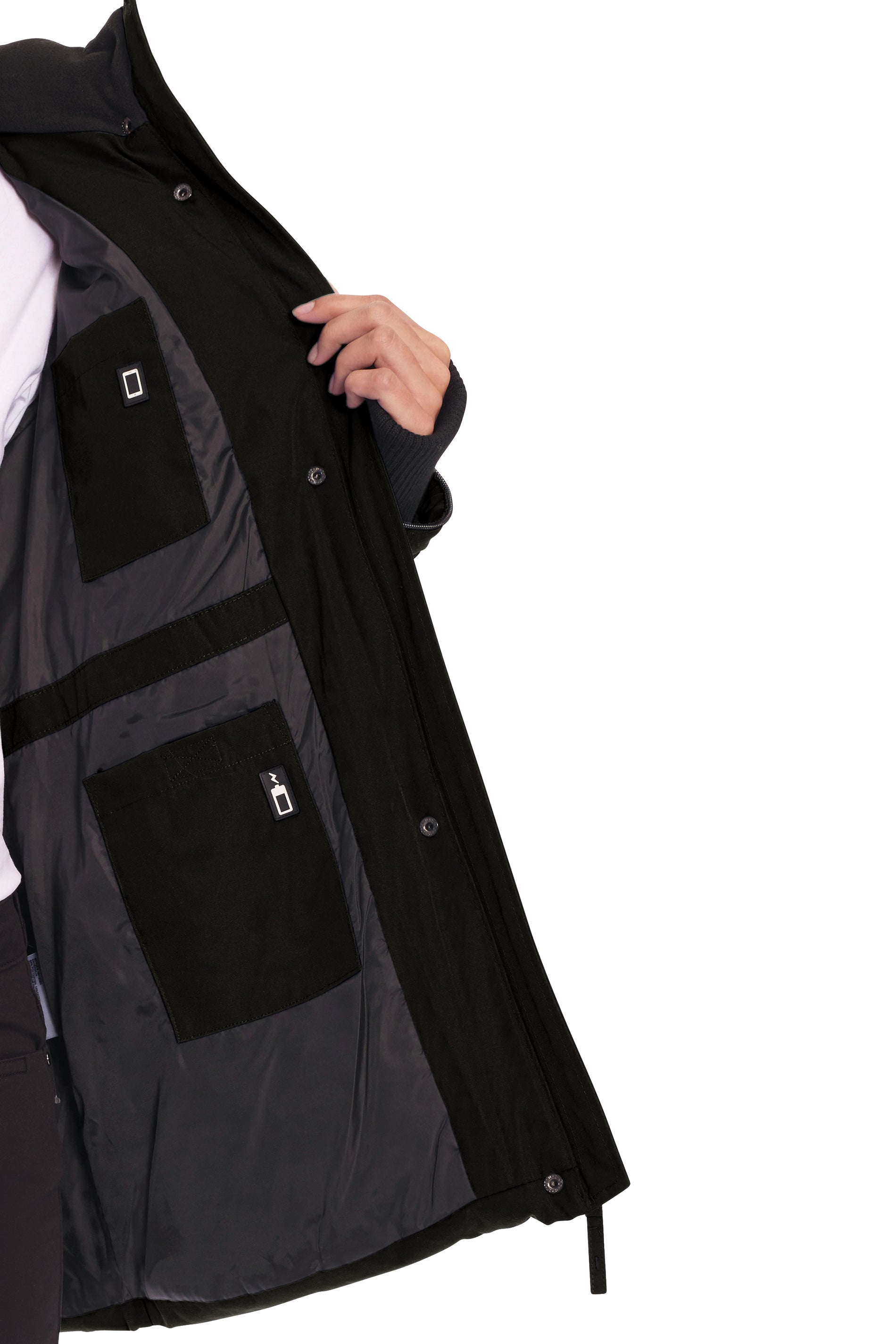 GLACIER | WOMEN'S VEGAN DOWN (RECYCLED) PARKA, BLACK – Alpine North US