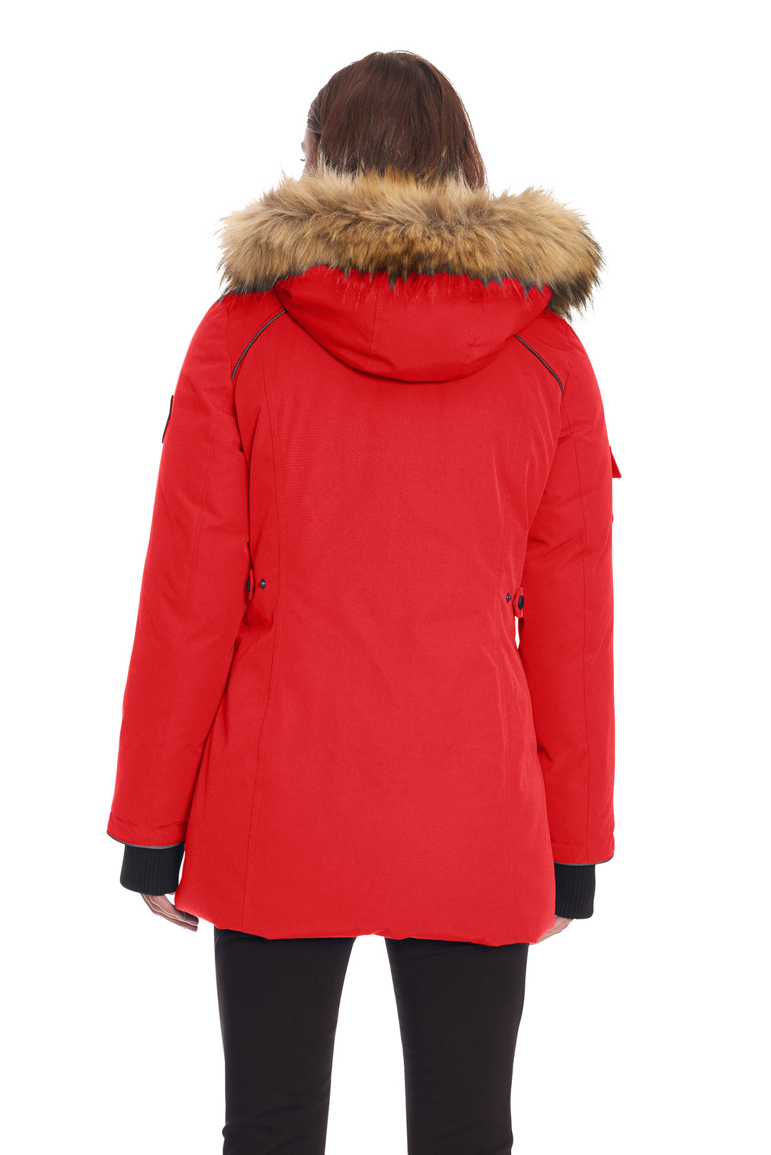 GLACIER | WOMEN'S VEGAN DOWN (RECYCLED) PARKA, CRIMSON