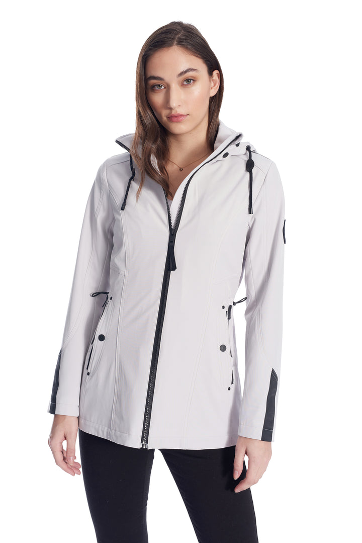 WOMEN'S GREY LINED SOFTSHELL