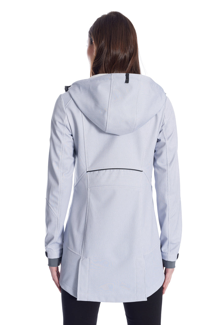 WOMEN'S SKY BLUE FLEECE LINED SOFTSHELL