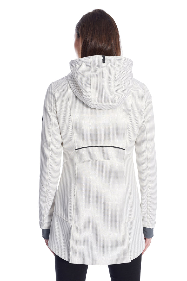 WOMEN'S CREAM FLEECE LINED SOFTSHELL