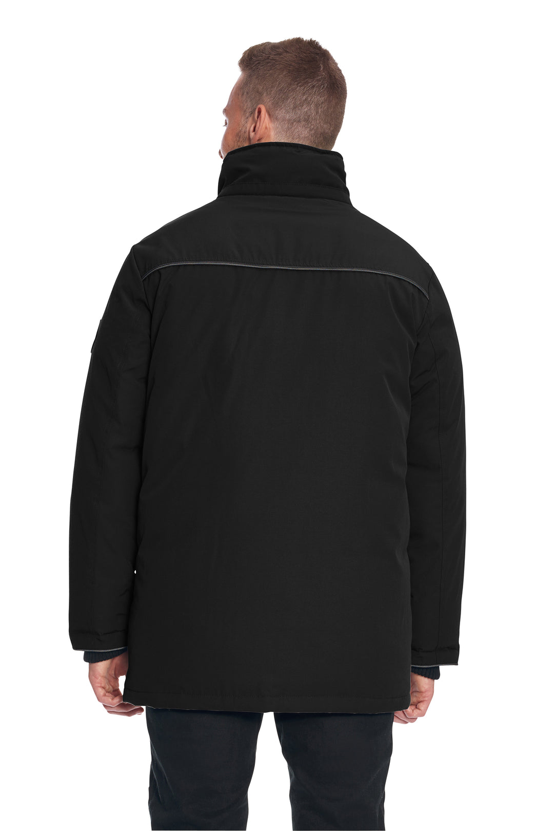 MEN'S VEGAN DOWN PARKA, BLACK