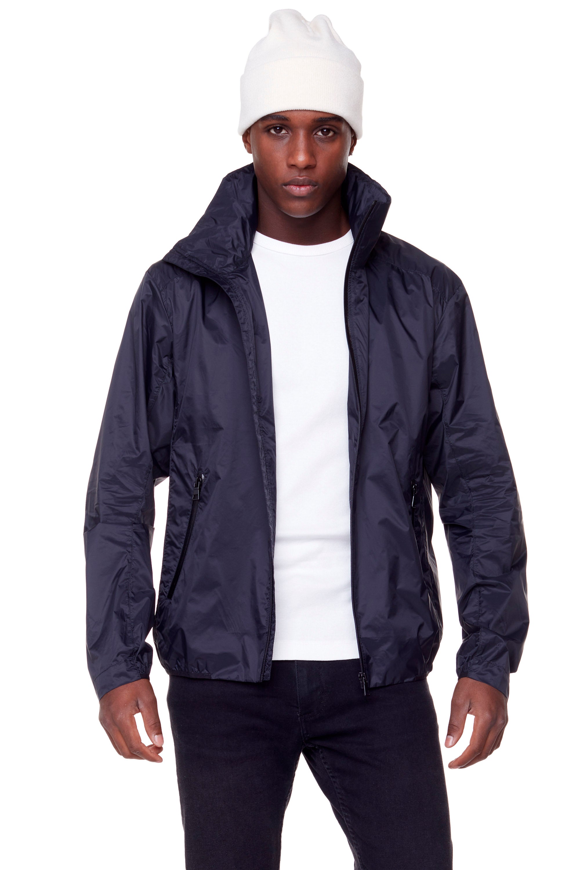 STEWART | MEN'S (RECYCLED) ULTRALIGHT WINDSHELL JACKET, BLACK