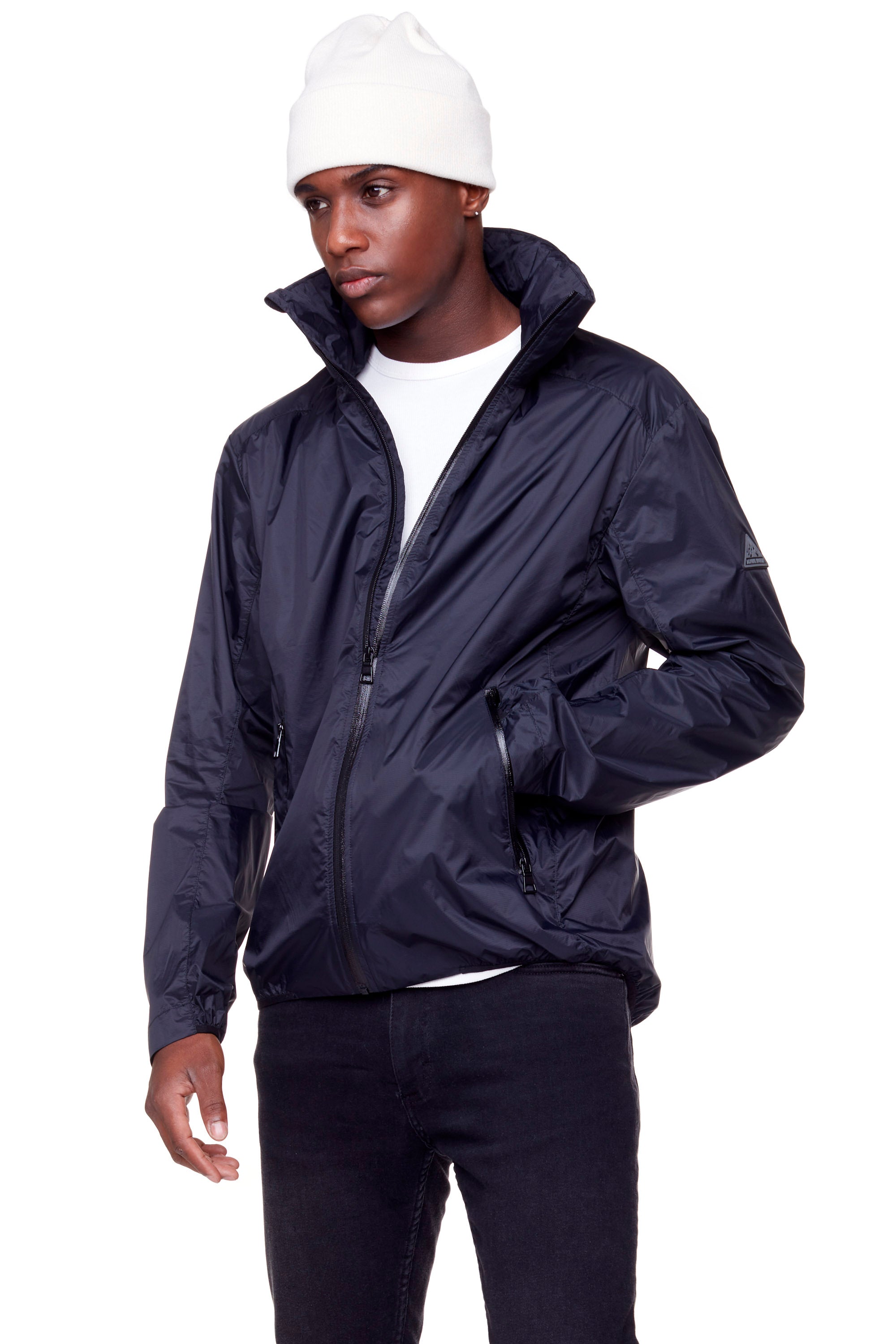 STEWART | MEN'S (RECYCLED) ULTRALIGHT WINDSHELL JACKET, BLACK