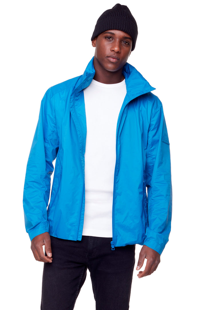 MEN'S (RECYCLED) ULTRALIGHT WINDSHELL JACKET, BLUE