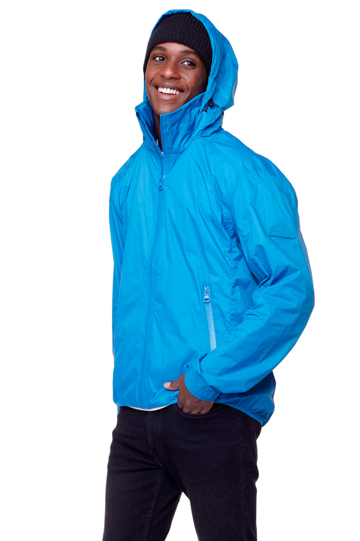 MEN'S (RECYCLED) ULTRALIGHT WINDSHELL JACKET, BLUE